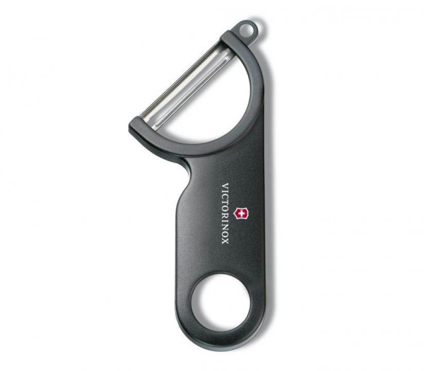 Victorinox Swiss Küchenutensilien Sparschäler, schwarz, rostfreie Pendelklinge 7.6073.3