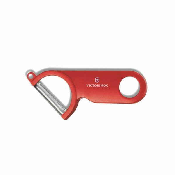 Victorinox Swiss Küchenutensilien Sparschäler, rot, rostfreie Pendelklinge 7.6073