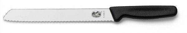 Victorinox Swiss Standard Brotmesser, schwarz, 21 cm, 5.1633.21