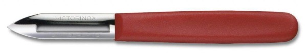 Victorinox Swiss Küchenutensilien Sparschäler einschneidig für Rechtshänder, rot, 5.0101