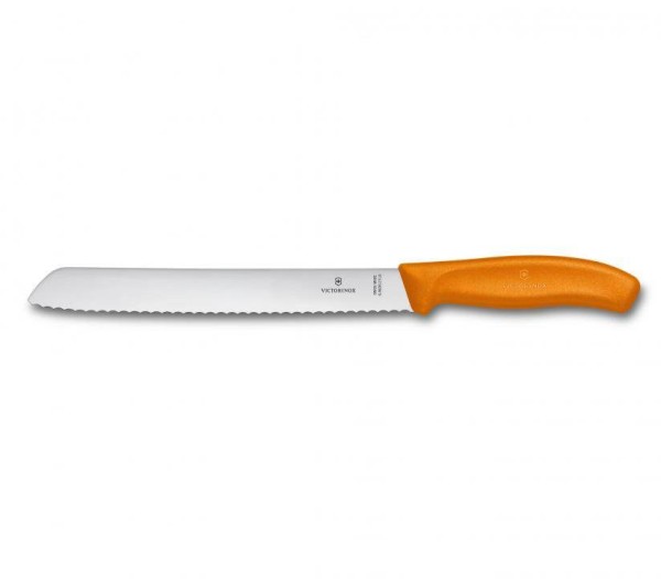 Victorinox Swiss Classic, Brotmesser, 21 cm, orange, 6.8636.21L9B