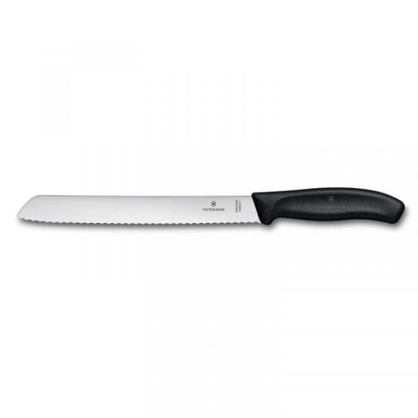 Victorinox Swiss Classic, Brotmesser, 21 cm, schwarz, 6.8633.21G