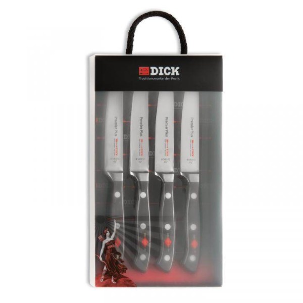 Dick Premier Plus Steakmesser-Set, 4-teilig, geschmiedet # 8109300