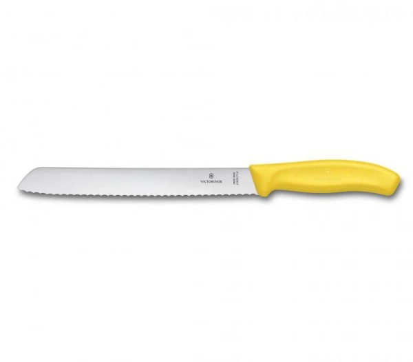 Victorinox Swiss Classic, Brotmesser, 21 cm, gelb, 6.8636.21L8B