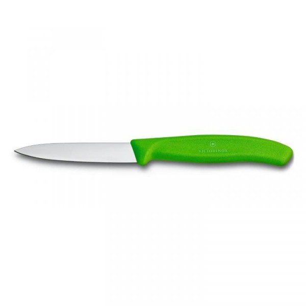 Victorinox Swiss Classic Gemüsemesser, Klinge 8 cm, grün, 6.7606.L114
