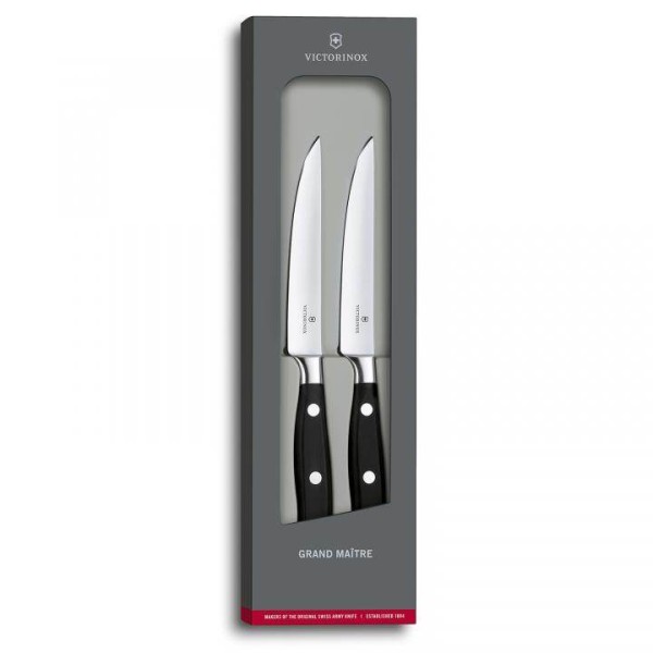 VICTORINOX Steakmesser - Set 2-teilig , Klinge 12 cm # 7.7242.2